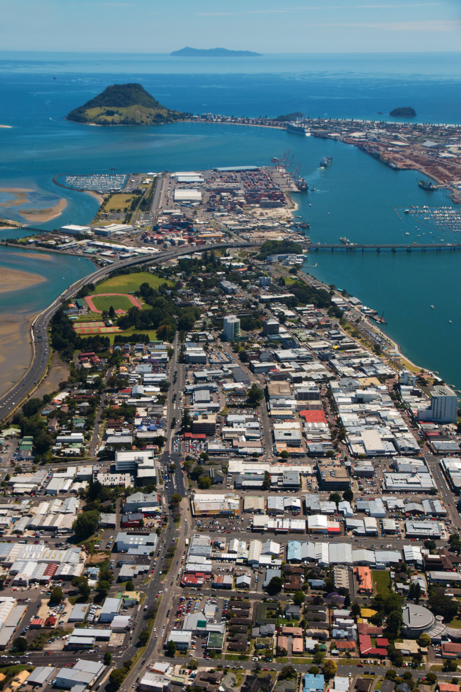 Tauranga aerial Tauranga CBD Aerial View